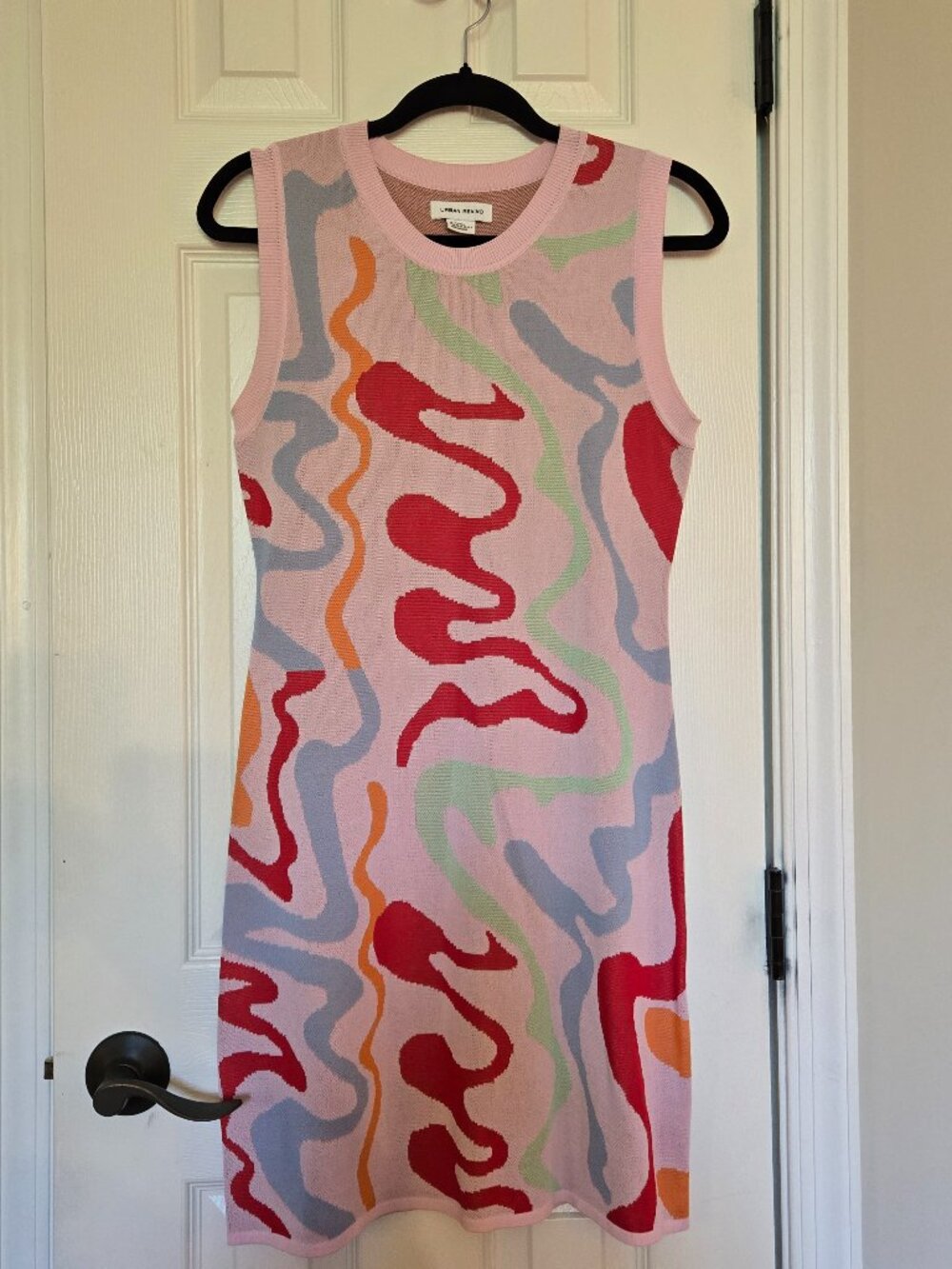 Urban Revivo knit abstract waves dress